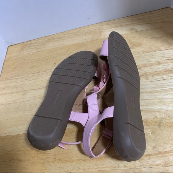 Comfort View Strap Sandal Pink Floral Bonnie #12003 | 9M - Picture 6 of 6